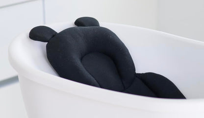 Babu Bath Luxury Standing Baby Bathtub, 3-Stage Convertible with Wooden Stand, Ergonomic Design