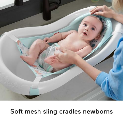 Fisher-Price™ Baby to Toddler Bath 4-in-1 Sling 'N Seat Tub with Removable Infant Support and 2 Toys