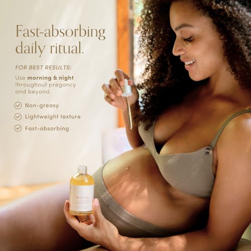 PURE MAMA Belly & Body Oil - Stretch Mark Oil for Pregnancy & Postpartum