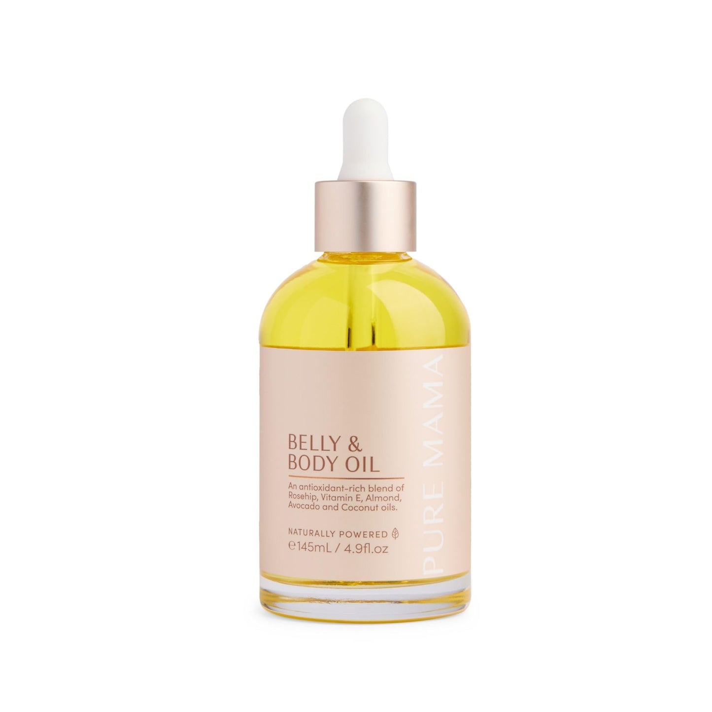 PURE MAMA Belly & Body Oil - Stretch Mark Oil for Pregnancy & Postpartum