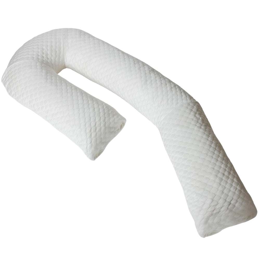 MedCline Therapeutic Full Length Body Pillow, Adjustable Shredded Memory Foam Pillow