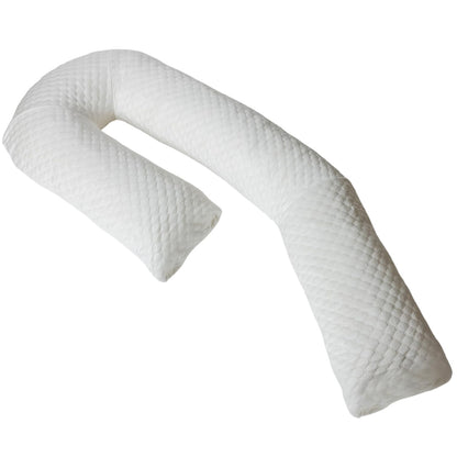 MedCline Therapeutic Full Length Body Pillow, Adjustable Shredded Memory Foam Pillow