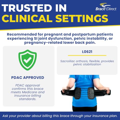 Brace Direct GlideFit Maternity Belt L0621 - Pregnancy SI Joint Support