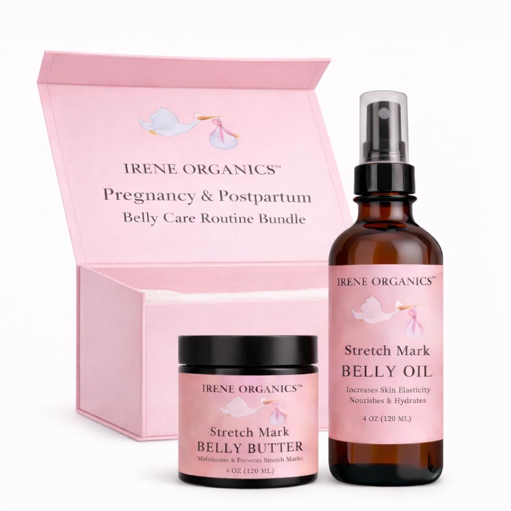 Organic Belly Balm & Oil for Stretch Marks and Scars