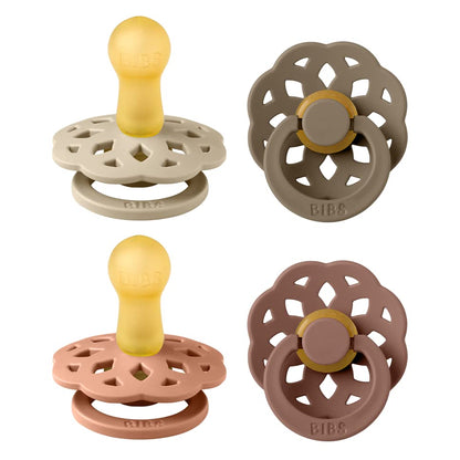 BIBS Pacifier, Boheme Collection, Set of 4, Danish Design