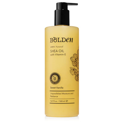 BOLDEN SHEA OIL with Vitamin E | 100% Natural | Unparalleled Moisture & Radiance for Skin & Hair
