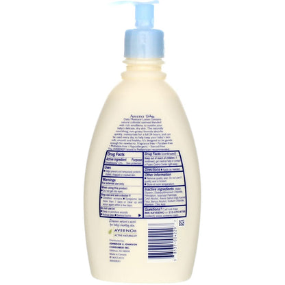 AVEENO Baby Daily Moisture Lotion Fragrance Free 12 oz (Pack of 10)