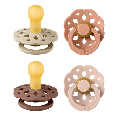 BIBS Pacifier, Boheme Collection, Set of 4, Danish Design
