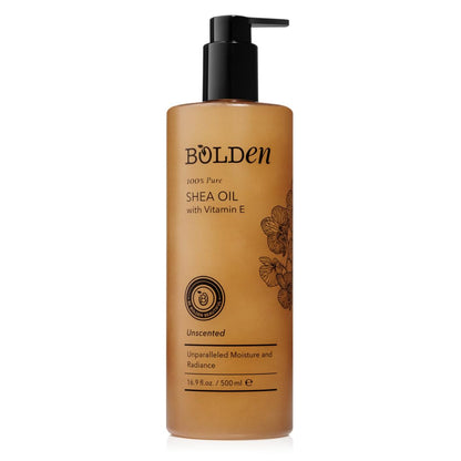 BOLDEN SHEA OIL with Vitamin E | 100% Natural | Unparalleled Moisture & Radiance for Skin & Hair