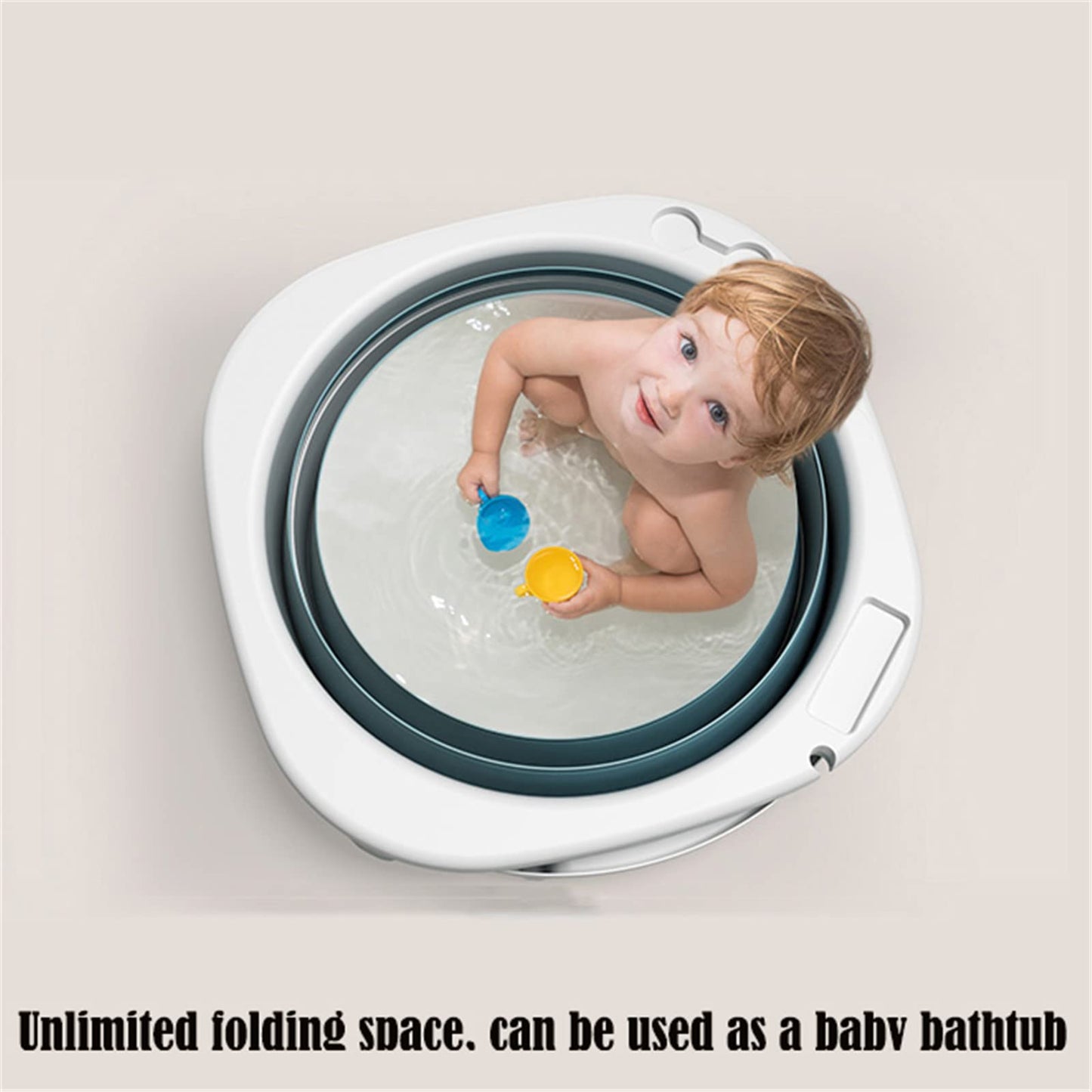 Portable Bathtub Adult Freestanding Bathtub Efficient Maintenance Of Temperature Silica Gel Folding Bathtub For Hot Or Cold Bath In Home And Outdoor,blue,L