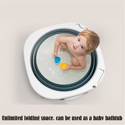 Portable Bathtub Adult Freestanding Bathtub Efficient Maintenance Of Temperature Silica Gel Folding Bathtub For Hot Or Cold Bath In Home And Outdoor,blue,L