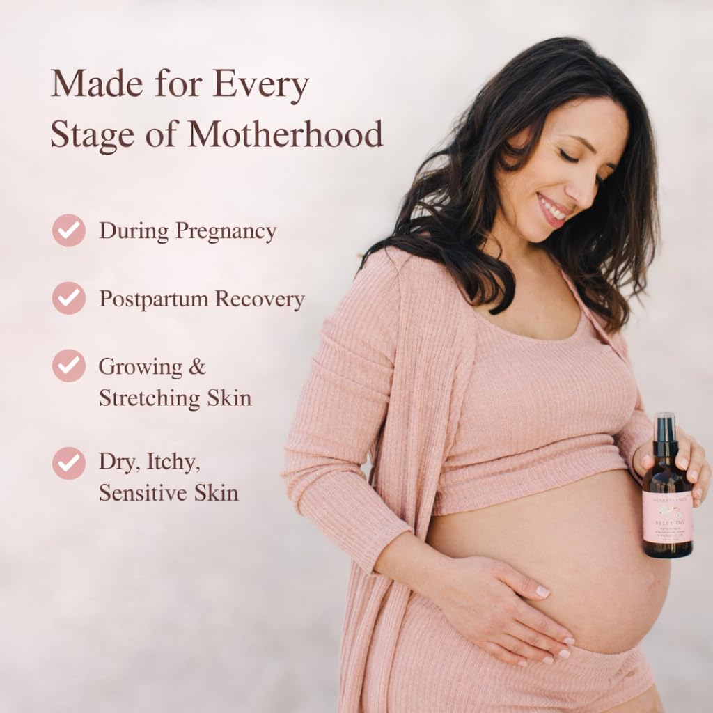 Organic Belly Balm & Oil for Stretch Marks and Scars