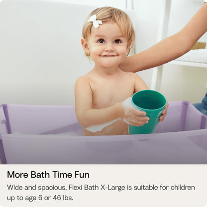 Stokke Flexi Bath X-Large Baby Bathtub - 31.5 x 15.7 x 9.4 in