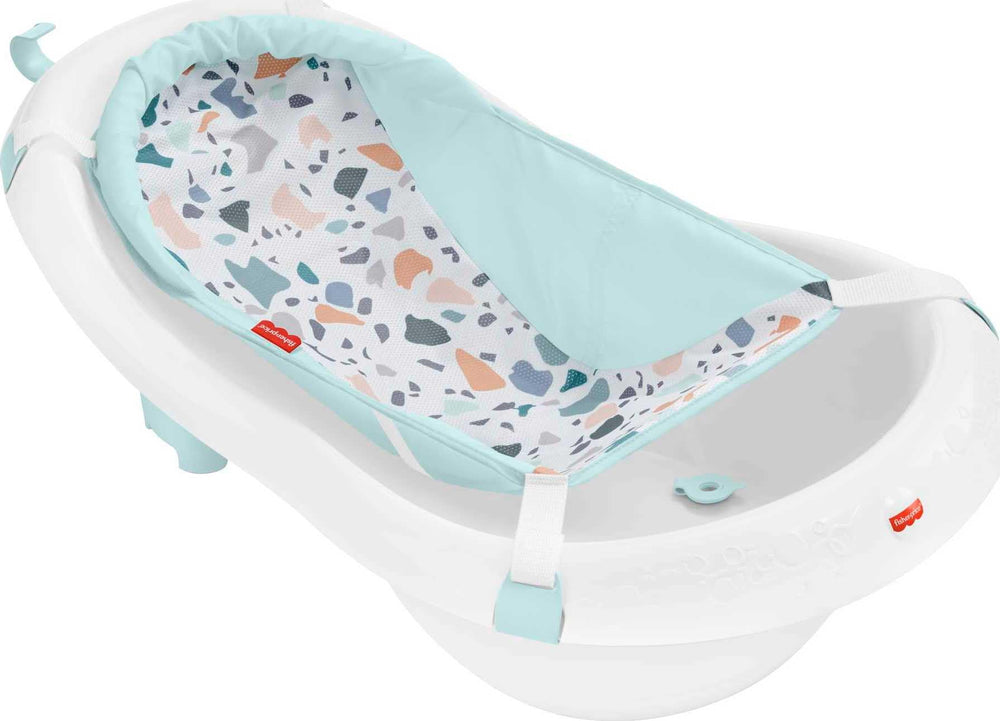 Fisher-Price™ Baby to Toddler Bath 4-in-1 Sling 'N Seat Tub with Removable Infant Support and 2 Toys