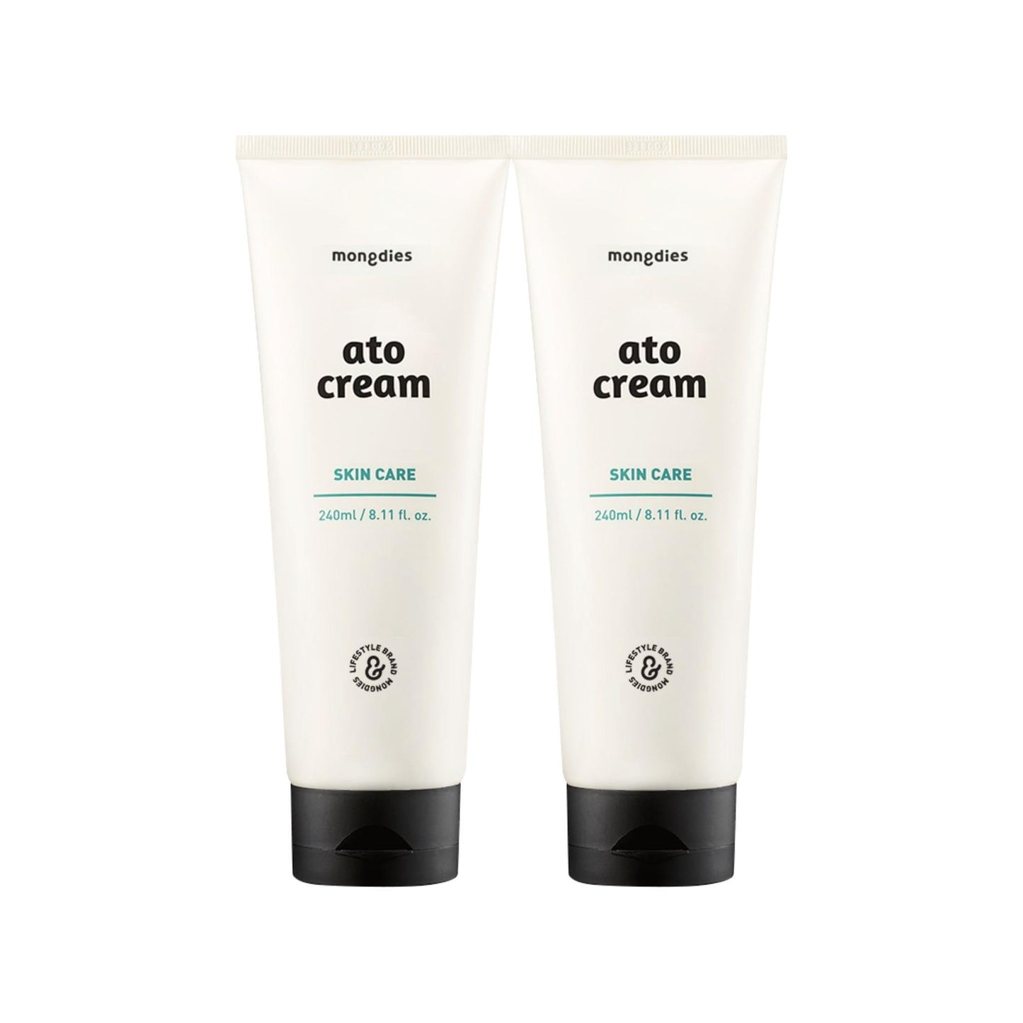Mongdies Baby Ato Cream | 200 Hr Long Lasting Hydration | Patented Ceracine™ & 6 Layer Ceramide Barrier Care | Intensive Moisturizer for Dry&Sensitive Skin | Dermatologist Tested | 8.11 fl oz