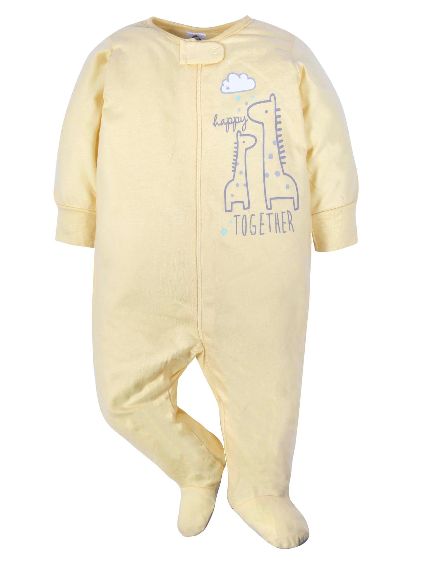 Gerber Baby Girls 4-Pack Sleep 'N Play Footie