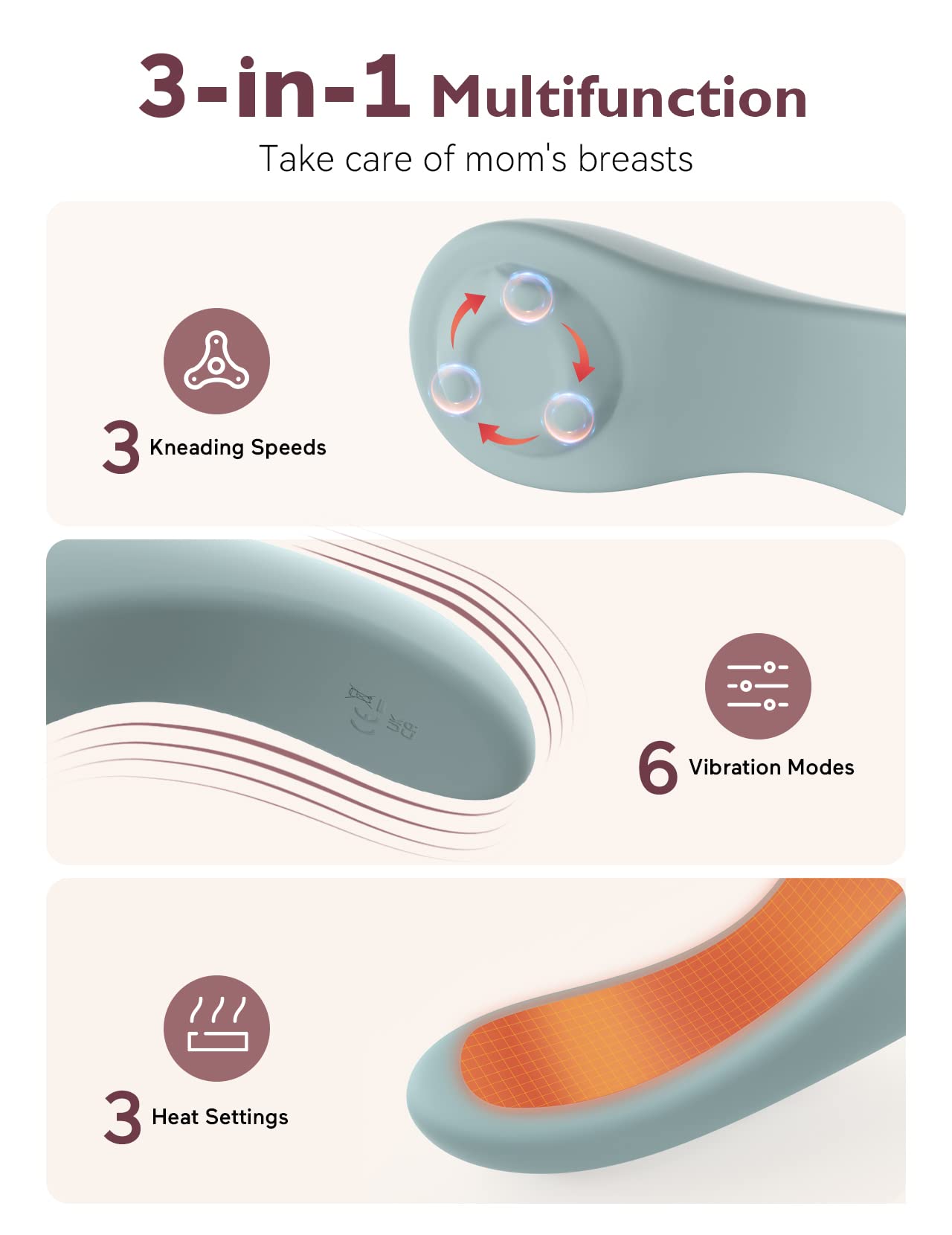 Momcozy Rolling Lactation Massager