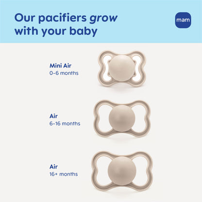 MAM Air Night & Day Baby Pacifier, for Sensitive Skin