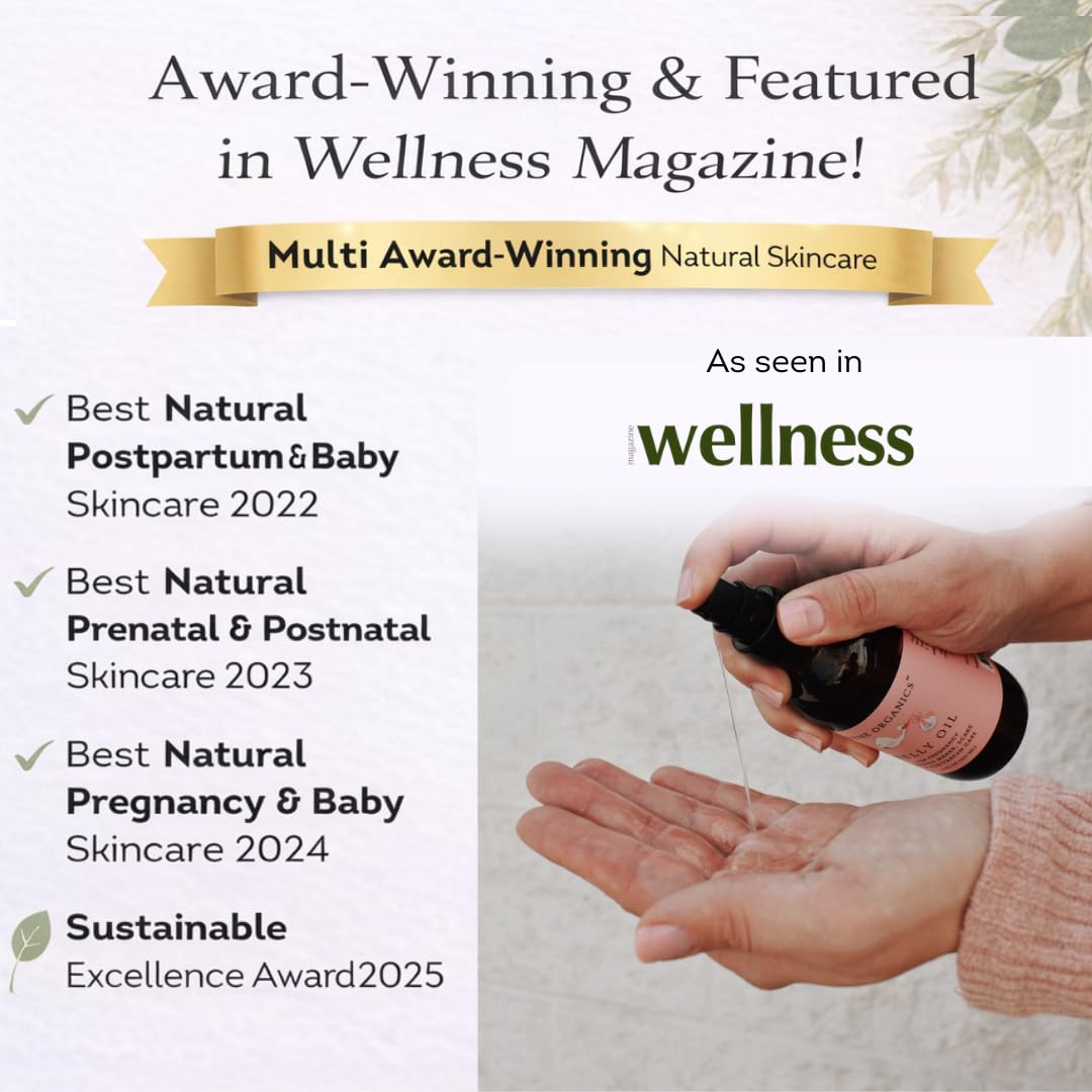 Organic Belly Balm & Oil for Stretch Marks and Scars