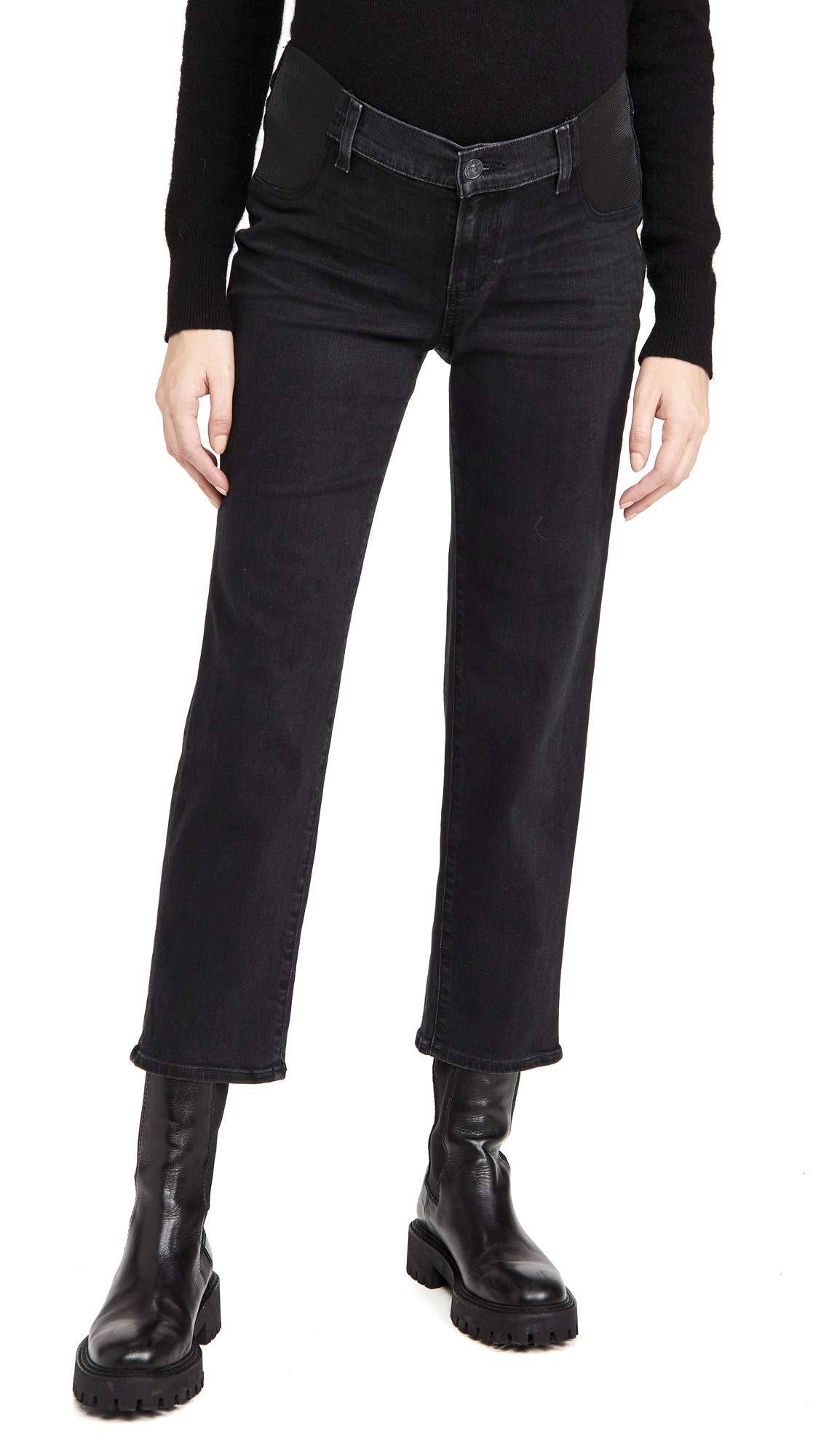 PAIGE Women's Noella Straight Maternity Jeans