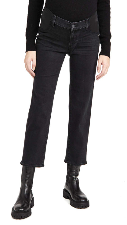 PAIGE Women's Noella Straight Maternity Jeans