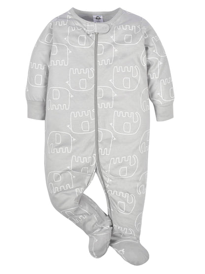 Gerber Baby Girls 4-Pack Sleep 'N Play Footie