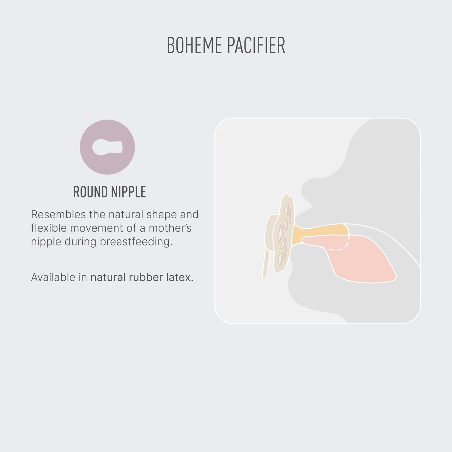 BIBS Pacifier, Boheme Collection, Set of 4, Danish Design