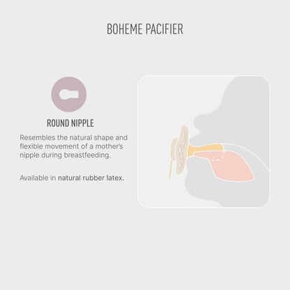 BIBS Pacifier, Boheme Collection, Set of 4, Danish Design