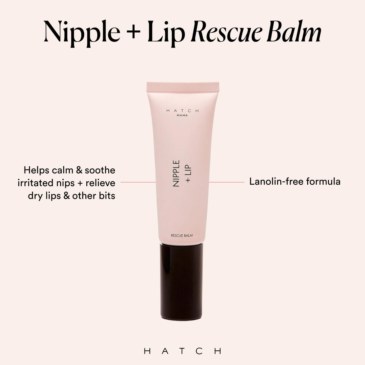 HATCH Maternity Bundle, Essential Nursing & Pumping Bra & Rescue Balm | Full-Routine for Pregnancy & Beyond, Hydrating Balm (1 oz) & Essential Nursing & Pumping Bra (Sand, Size Medium)