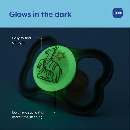 MAM Air Night & Day Baby Pacifier, for Sensitive Skin