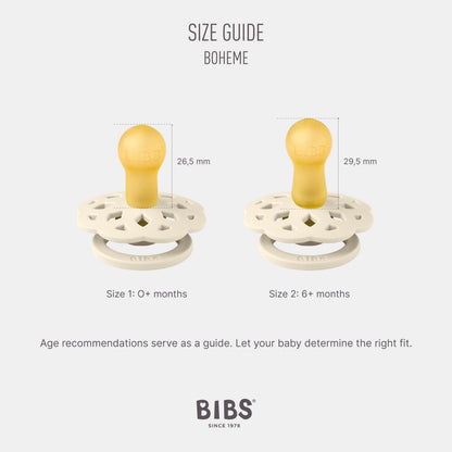 BIBS Pacifier, Boheme Collection, Set of 4, Danish Design
