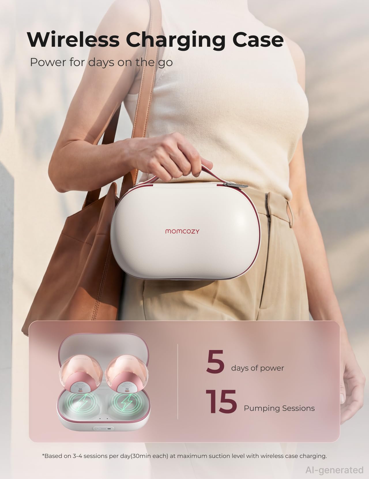 Momcozy M5 Smart with APP Hands-Free for Work Busy Mom