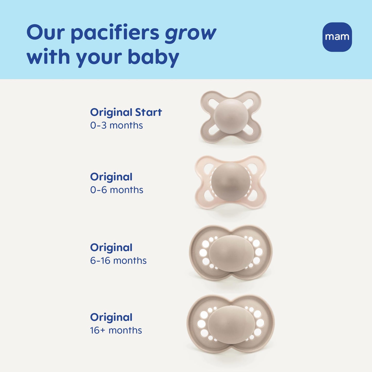 MAM Original Matte Baby Pacifier