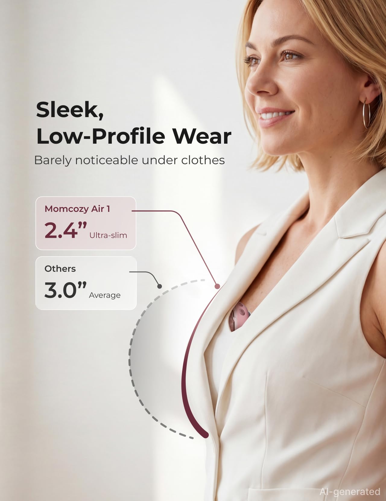 Momcozy M5 Smart with APP Hands-Free for Work Busy Mom