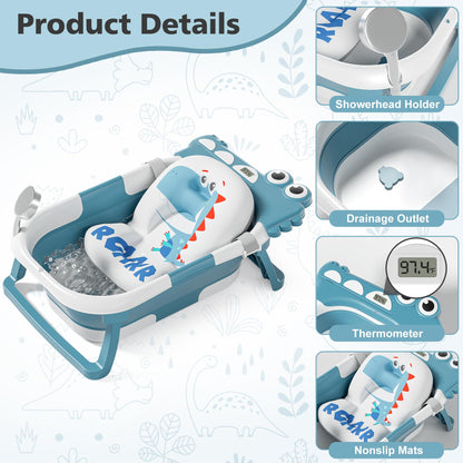 Collapsible Baby Bathtub for Newborn