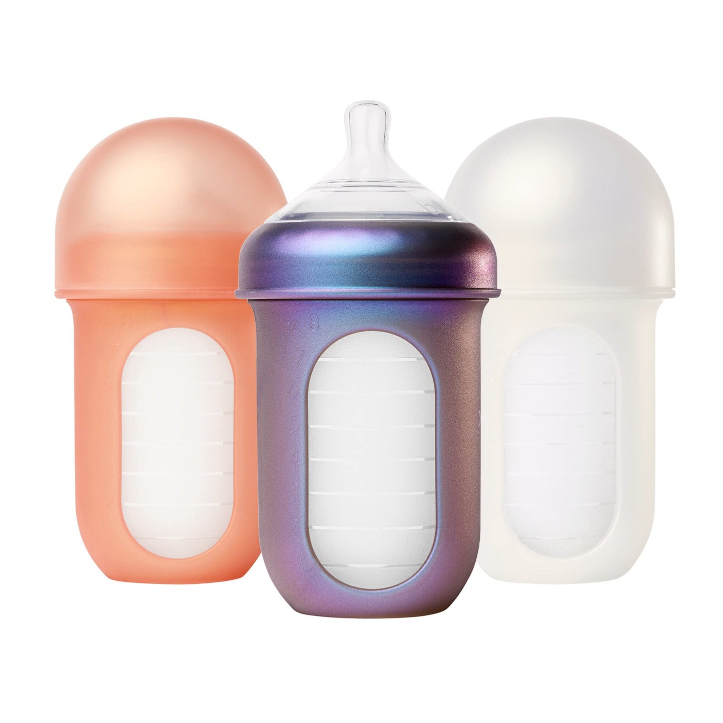 Boon Nursh Reusable Silicone Pouch Baby Bottles