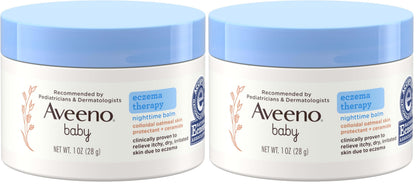 Aveeno Baby Eczema Therapy Nighttime Body Balm, Moisturizing Eczema Treatment collection