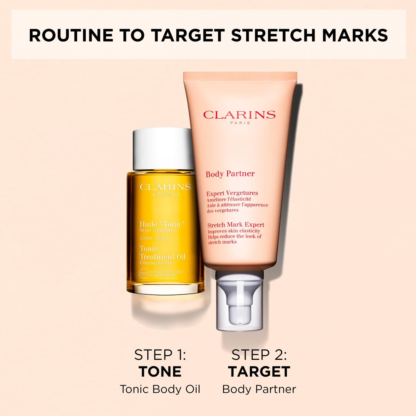 Pregnancy Stretch Mark Oil & Firming Body Cream Set