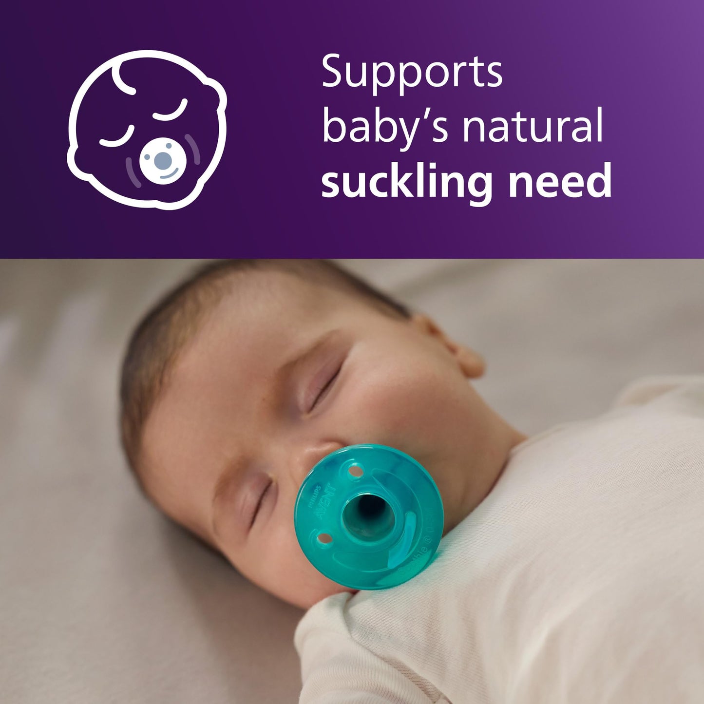 Philips AVENT Soothie Pacifier, 0-3 Months