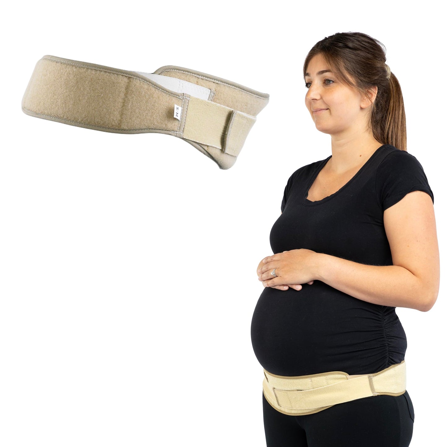 OPTP Maternity SI-LOC Support Belt – Comfortable Compression Pelvic Support Belt For Pregnancy and Postpartum SI Joint Belt for Women