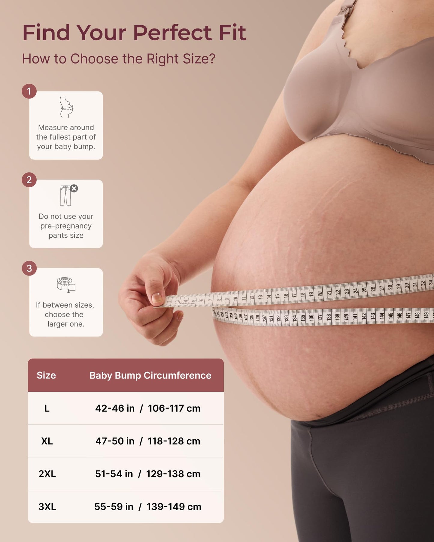 Momcozy Go As You Grow Belly Bands for Pregnant Women-For Twins/Multiples