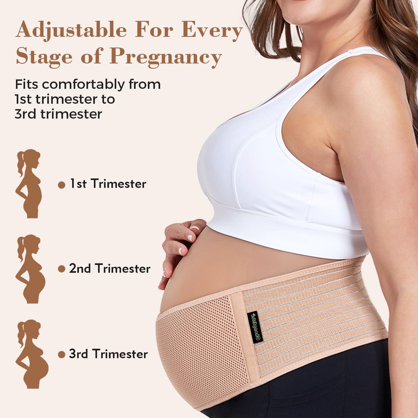 ChongErfei Pregnancy Belly Band Maternity Belt Back Support