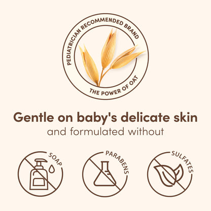 Aveeno Baby Gift Set, Baby Skincare Set with Nourishing Baby Body Wash & Shampoo, Calming Bath Wash, All Over Baby Wipes, Daily Moisturizing Lotion, & Baby Balm, 5 Items