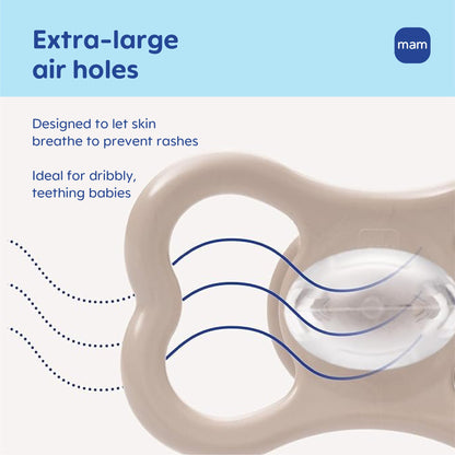 MAM Air Night & Day Baby Pacifier, for Sensitive Skin