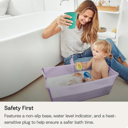 Stokke Flexi Bath X-Large Baby Bathtub - 31.5 x 15.7 x 9.4 in