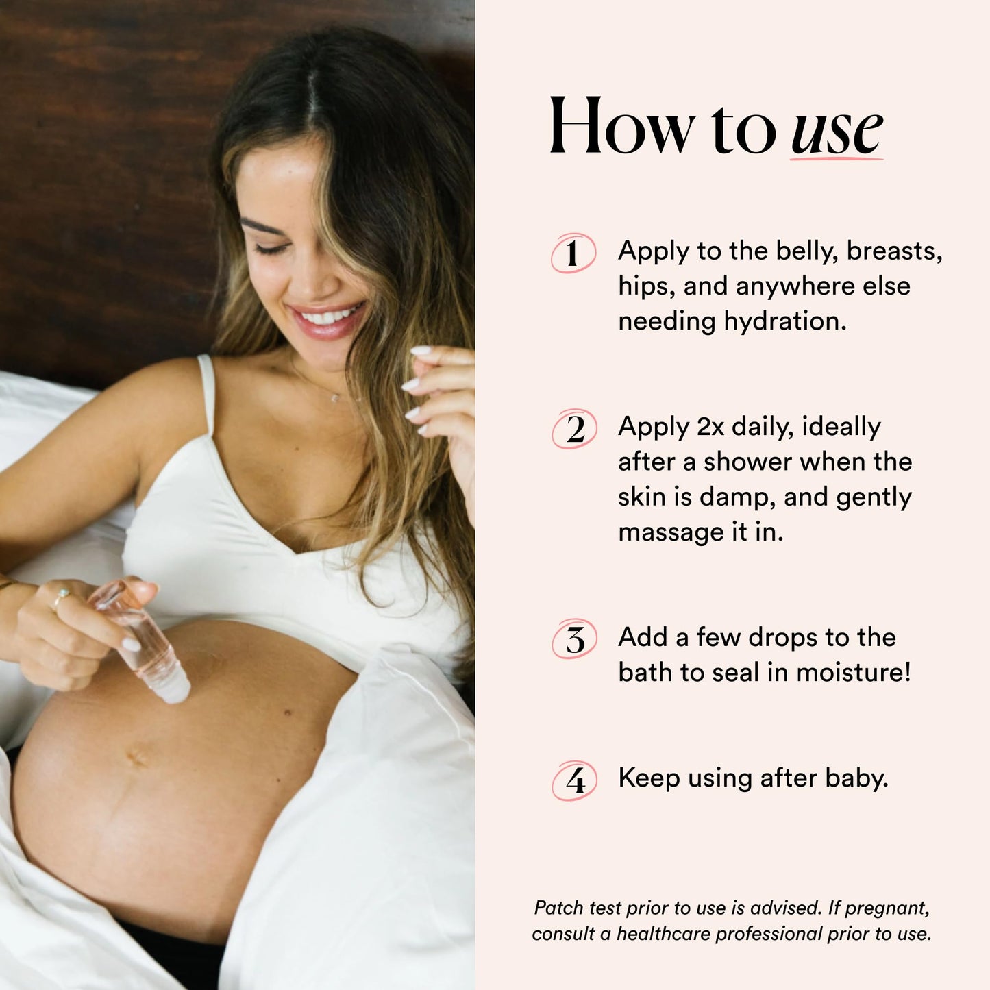 HATCH Belly Oil, Pregnancy & Postpartum Skincare for Stretch Marks