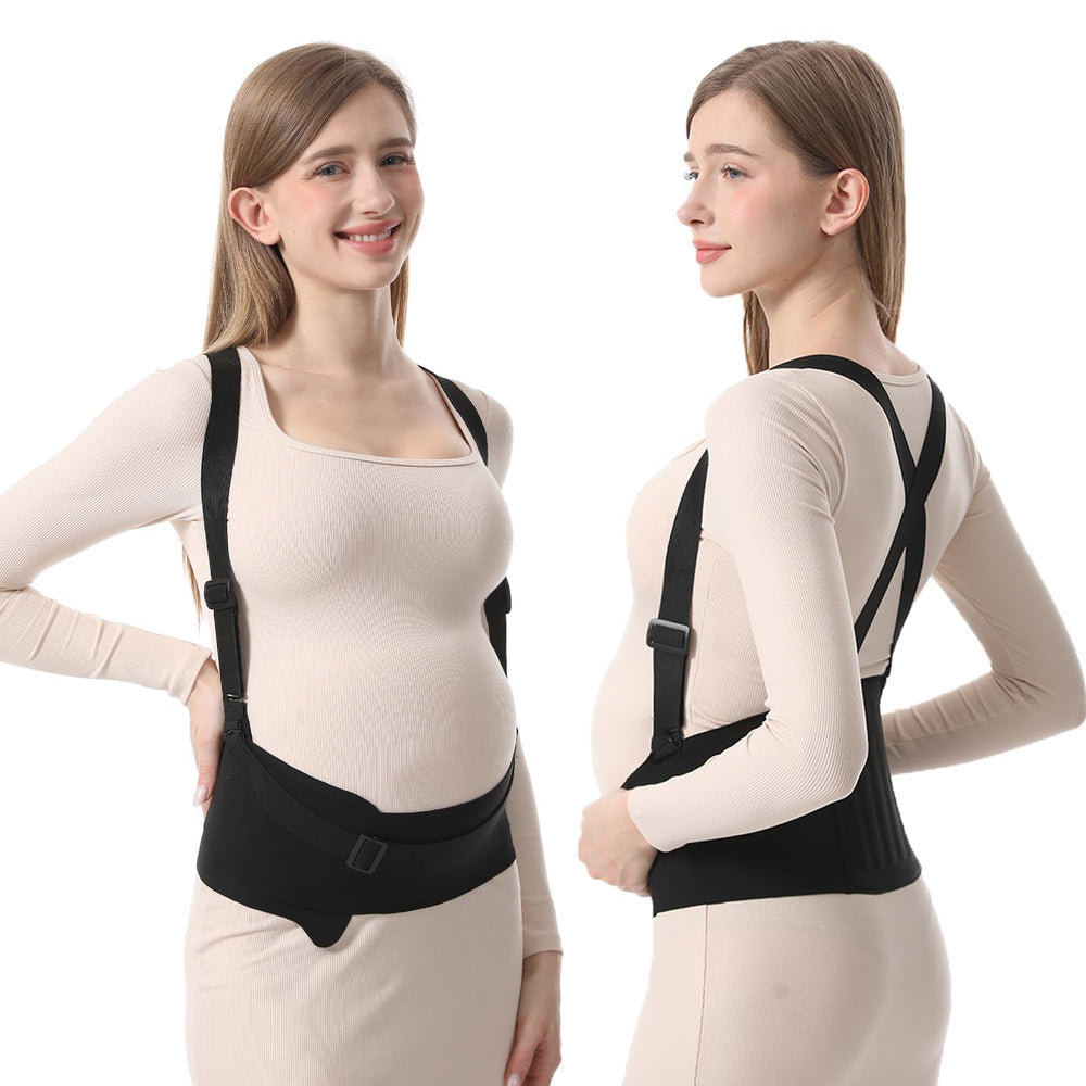 Paskyee 3-in-1 Pregnancy Belly Band – Adjustable Maternity Support Belt