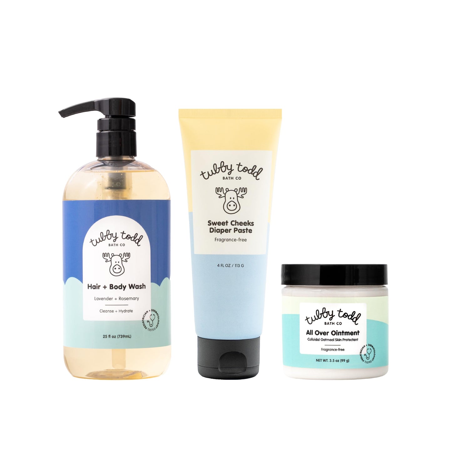 Tubby Todd Baby Bath and Skincare Kit, The Bundle Gift Set