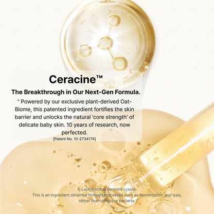 Mongdies Baby Ato Cream | 200 Hr Long Lasting Hydration | Patented Ceracine™ & 6 Layer Ceramide Barrier Care | Intensive Moisturizer for Dry&Sensitive Skin | Dermatologist Tested | 8.11 fl oz