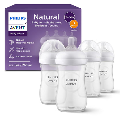 Philips AVENT Natural Baby Bottle with Natural Response Nipple